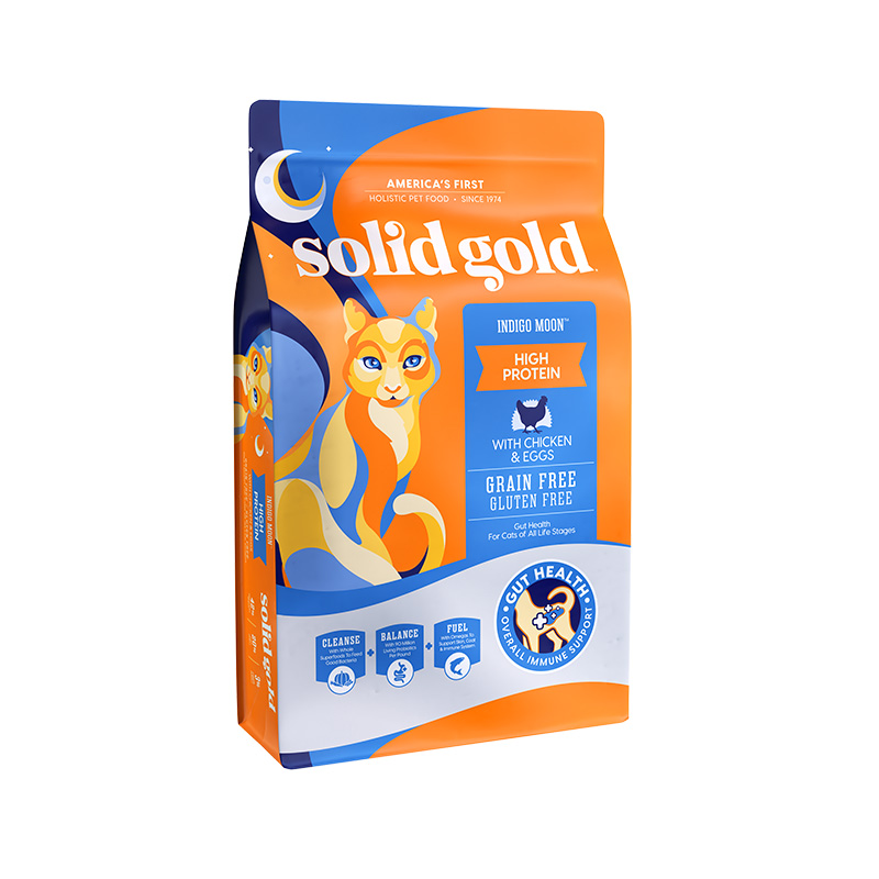 Solid Gold Indigo Moon含鸡肉蛋粉猫粮 12磅