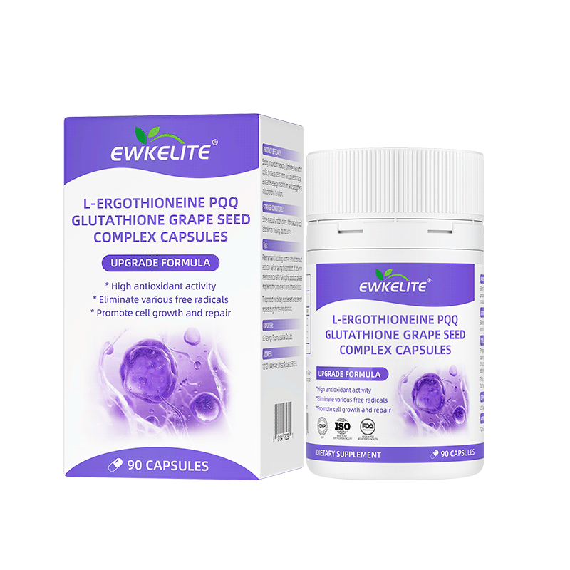 EWKELITE麦角硫因PQQ复合胶囊90粒/瓶