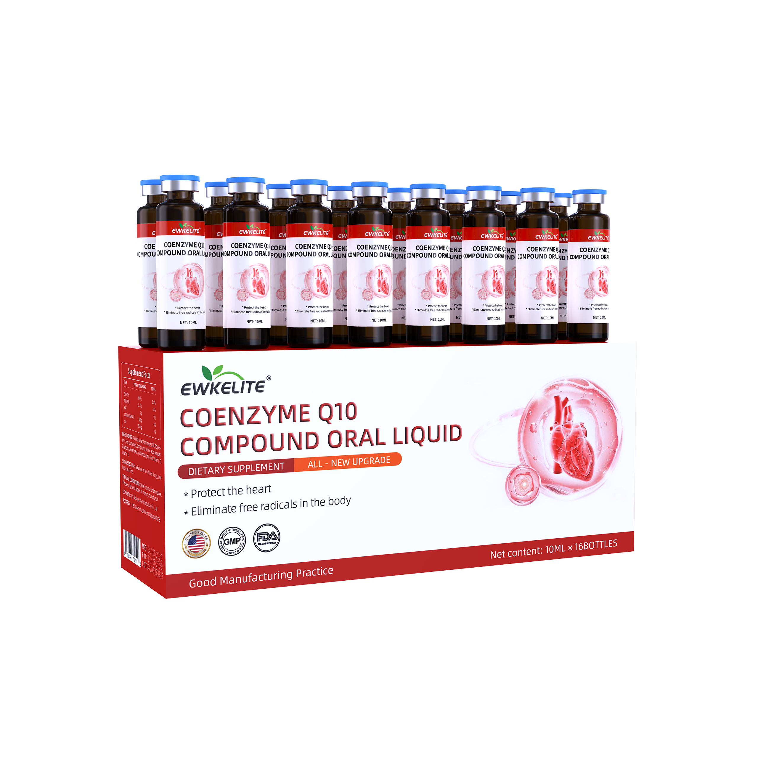 EWKELIT辅酶q10口服液15盒